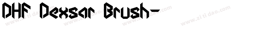 DHF Dexsar Brush字体转换